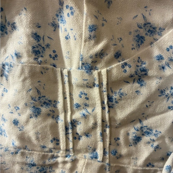 Altar'd State “Clara” Floral Mini Dress Milkmaid Cottagecore Coquette Demure L - Picture 4 of 11